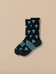 Active Crew Sock | Electric Bees