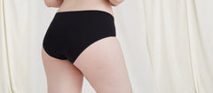 Stretch Cotton Hipster | Black