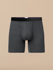 UltraModal™ Core Boxer Brief w/ Fly | Heather Charcoal