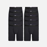 UltraModal™ Core Long Boxer Brief w/ Fly 10-Pack | Black