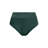 UltraModal™ Lace High-Waisted Brief | Pine Green