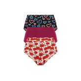 UltraModal™ FeelFree High-Waisted Cheeky 3-Pack | Electric Love Pack