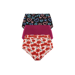 UltraModal™ FeelFree High-Waisted Cheeky 3-Pack | Electric Love Pack