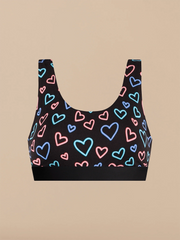 Curvy UltraModal™ Core Scoop Bralette | Electric Hearts 2.0