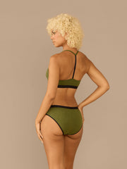 UltraModal™ Core T-Back Bralette | Heather Olive