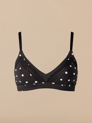 UltraModal™ Lace Triangle Bralette | Polka Dots