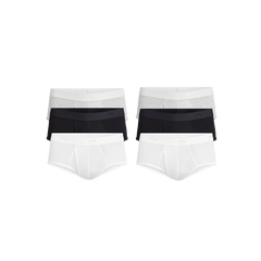 Stretch Cotton Brief w/ Fly 6-Pack | Cotton Classic pack
