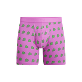 Stretch Cotton Boxer Brief w/ Fly | Monstera Leaf