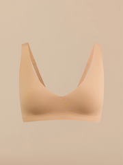 Seamless Plunge Bralette | Latte