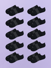 Essential Ankle Sock 10-Pack | Black Pack