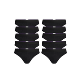 UltraModal™ Core Pouch Front Thong 10-Pack | Black