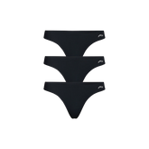 Breathe Thong 3-Pack | Black Pack