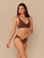 UltraModal™ FeelFree Longline Bralette | Walnut Shell/Walnut Shell