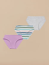 UltraModal™ Kids FeelFree Girls Bikini Brief 3-Pack | Girls Stripe Pack