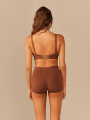 Curvy UltraModal™ FeelFree Ruched Bralette | Walnut Shell/Walnut Shell