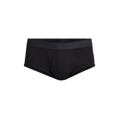 Stretch Cotton Brief w/ Fly | Black