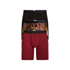 UltraModal™ Core Long Boxer Brief w/ Fly 3-Pack | Garden Snake Pack
