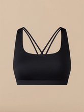 Breathe Strappy Back Bralette | Black