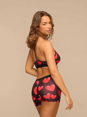 UltraModal™ Core T-Back Bralette | Floating Hearts