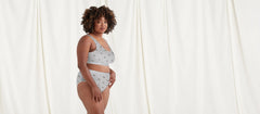 Stretch Cotton Scoop Bralette | Ducks
