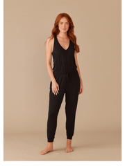 UltraModal™ V-Neck Jumpsuit | Black