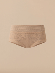 All Over Lace Hipster | Latte Zebra