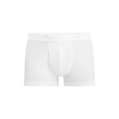 Stretch Cotton Trunk w/ Fly | White