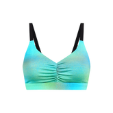 Curvy UltraModal™ FeelFree Ruched Bralette | Airbrush Green