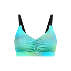 Curvy UltraModal™ FeelFree Ruched Bralette | Airbrush Green