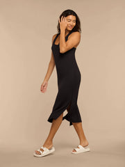 Daily Racerback Tank Dress | Black