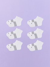 Essential Quarter Sock 6-Pack | White Pack