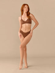 UltraModal™ Lace Triangle Bralette | Walnut Shell