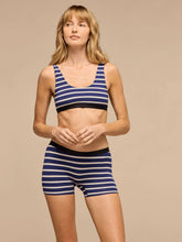 UltraModal™ Core Boyshort | Navy Stripes