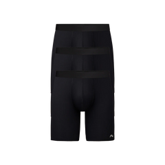Breathe Long Boxer Brief w/ Fly 3-Pack | Black Pack