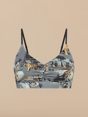 UltraModal™ FeelFree Ruched Bralette | Poolside Tiger