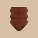 Seamless Tanga 3-Pack | Espresso