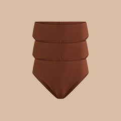 Seamless Tanga 3-Pack | Espresso