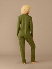 UltraModal™ Long Sleeve PJ Set - Women's | Heather Olive