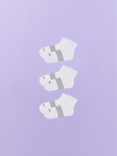Essential Quarter Sock 3-Pack | White Pack