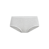 Stretch Cotton Hipster | Heather Grey