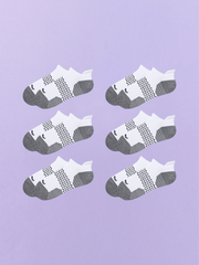 Active Ankle Sock 6-Pack | White Pack