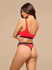 UltraModal™ Core Scoop Bralette | Tomato