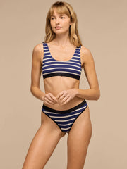 UltraModal™ Core Scoop Bralette | Navy Stripes