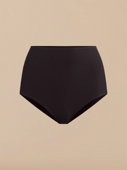 Seamless High-Waisted Shortie | Black