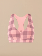 UltraModal™ FeelFree Racerback Bralette | Blush Plaid
