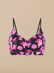 UltraModal™ FeelFree Ruched Bralette | Pink Elephants