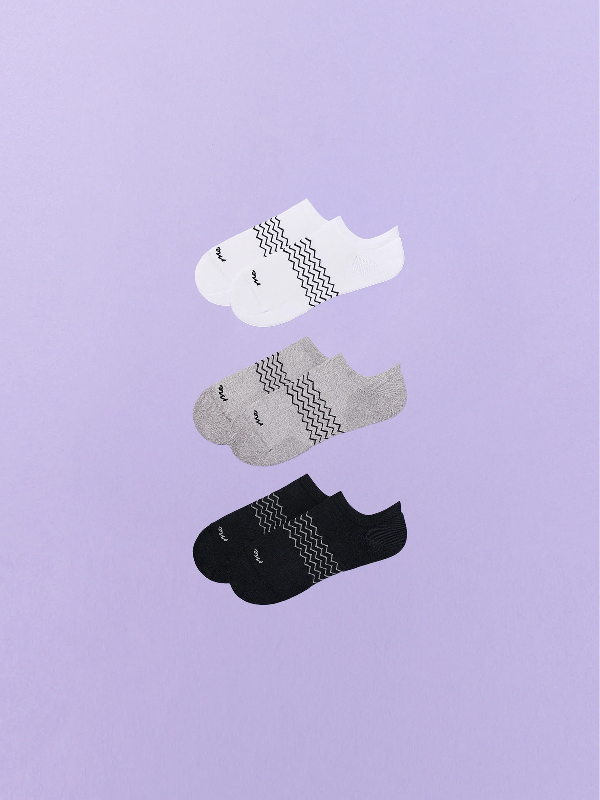 Essential Ankle Sock 3-Pack | White/Heather Grey/Black Pack