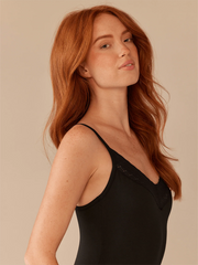 UltraModal™ Lace V-Neck Bodysuit | Black