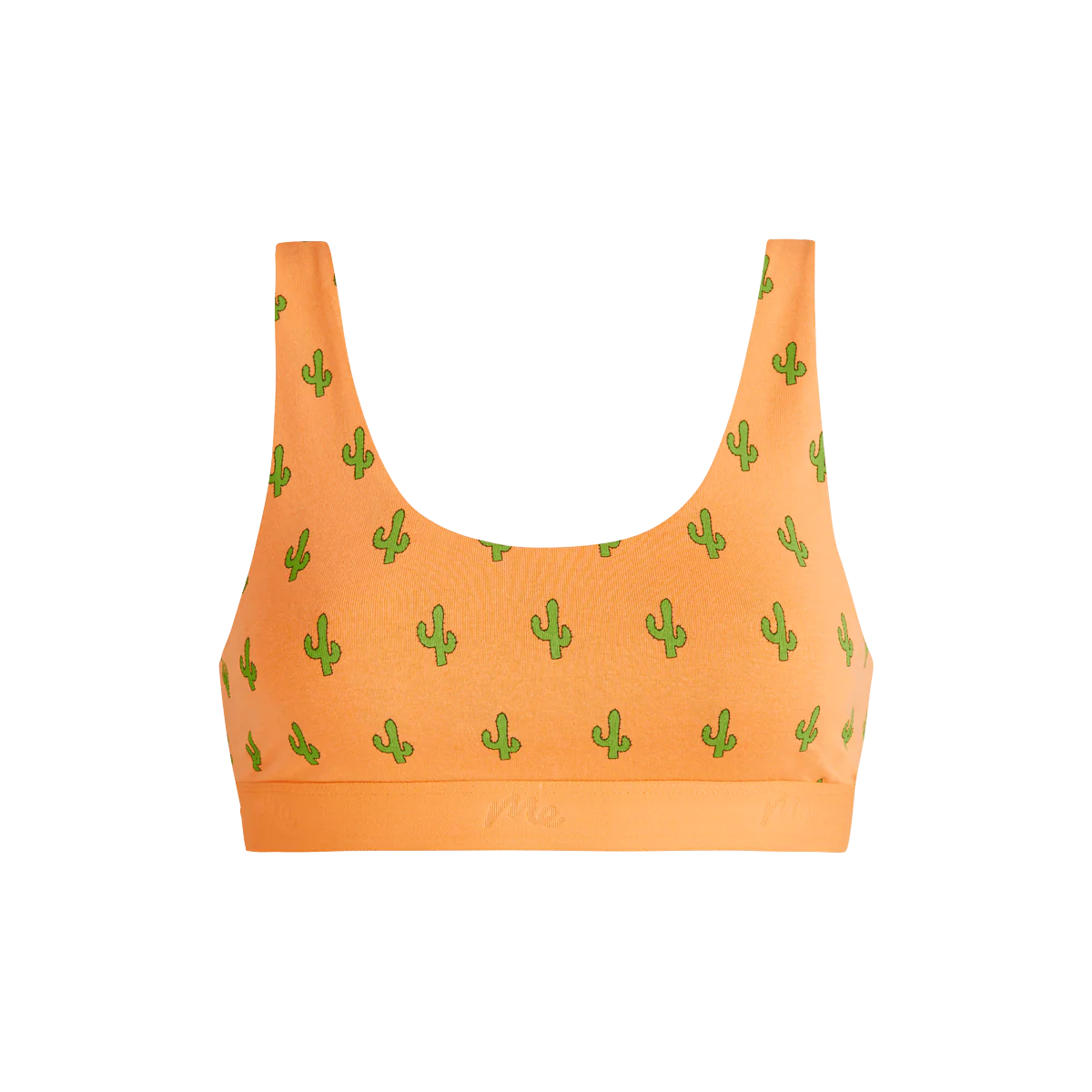 Stretch Cotton Scoop Bralette | Saguaro Blossom