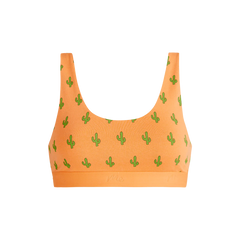 Stretch Cotton Scoop Bralette | Saguaro Blossom
